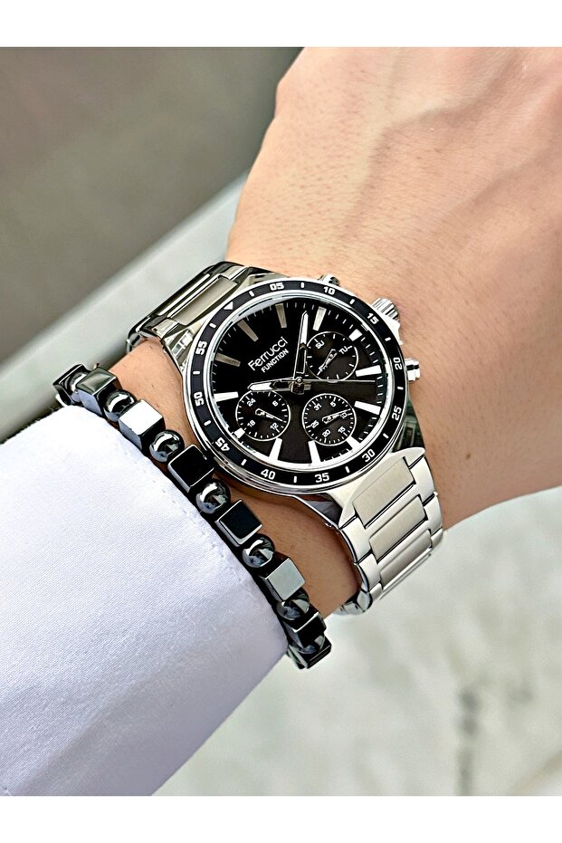 ساعة يد رجالية مقاومة للماء متعددة الوظائف 3 ATM من Funciton - 4