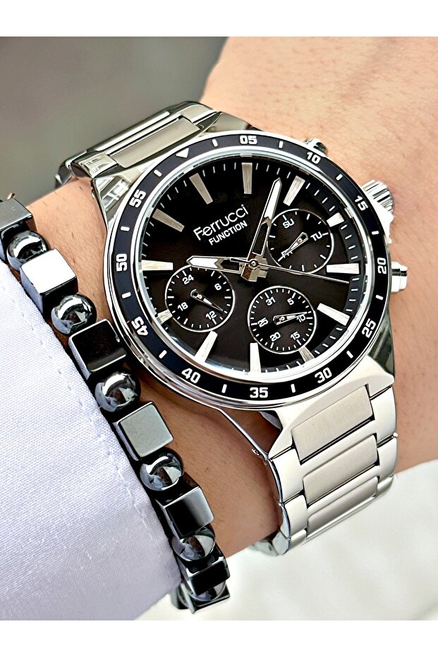 ساعة يد رجالية مقاومة للماء متعددة الوظائف 3 ATM من Funciton - 1