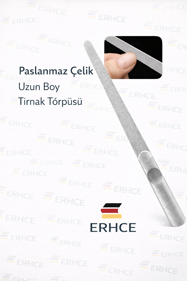 Nail File Stainless Steel Long Double Sided