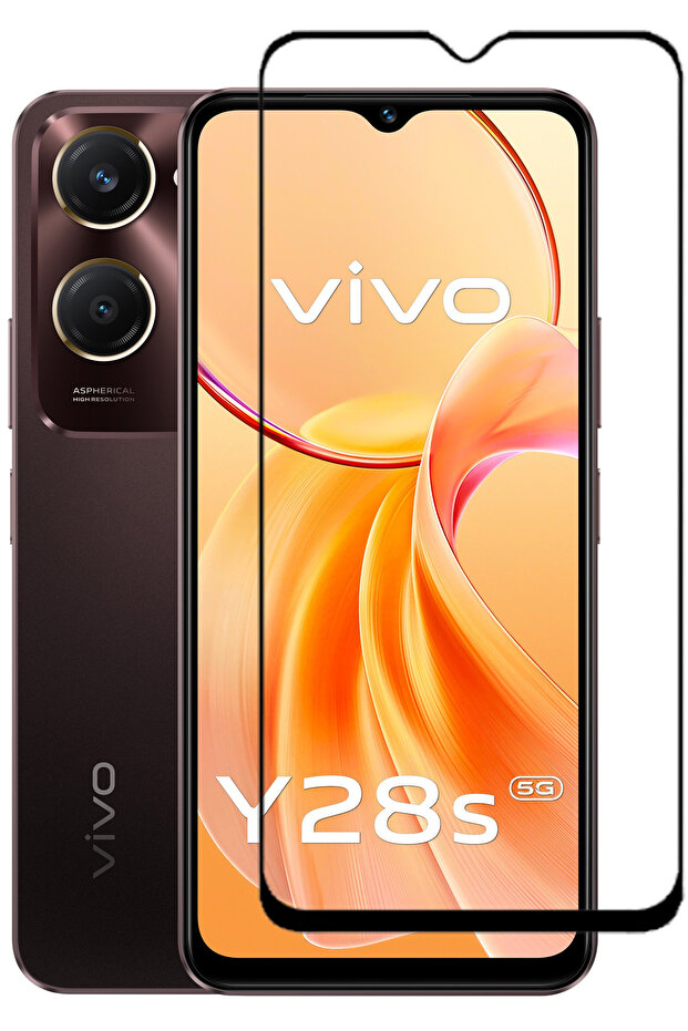 واقي شاشة زجاجي ممتاز لهاتف Vivo Y28s