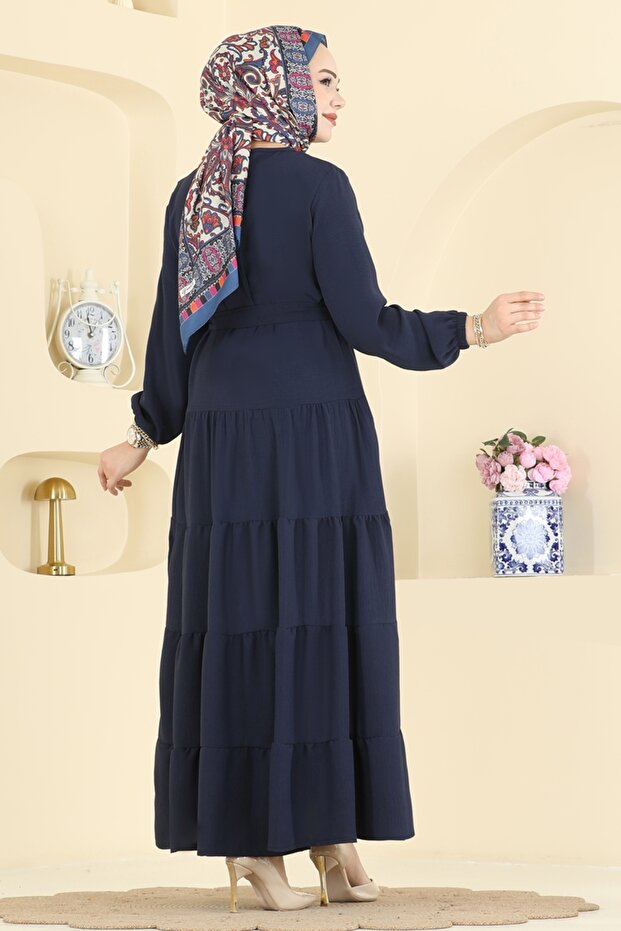 Eteği Katlı Aerobin Elbise 3262HBS856-MS Laci - 4