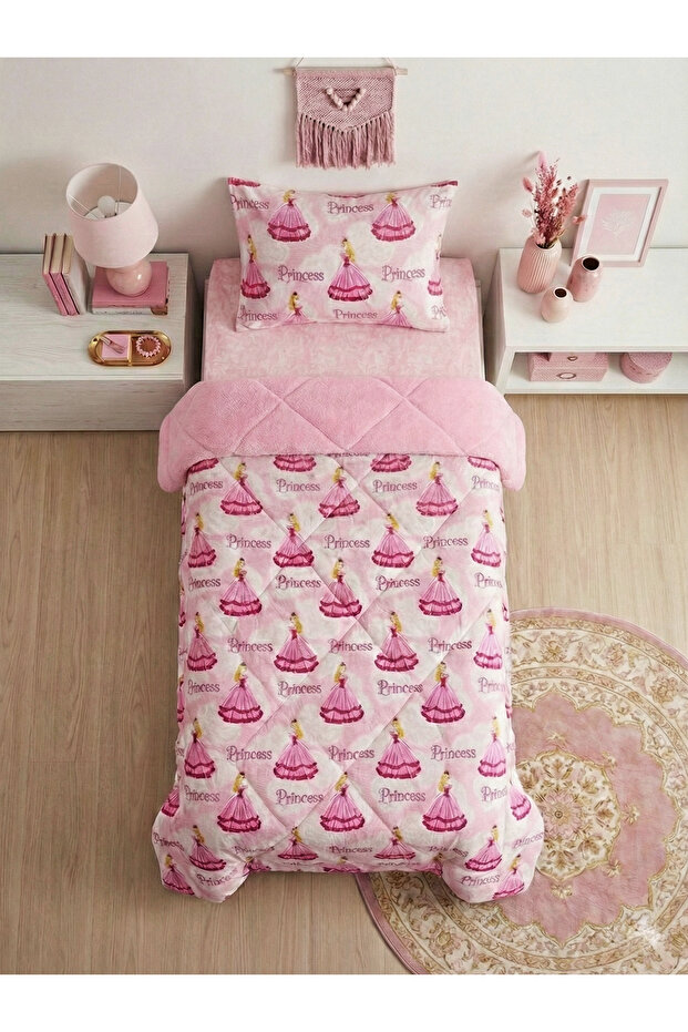 طقم لحاف ويلسوفت منقوش فردي (بدون ملاءات) برينسيس - 1