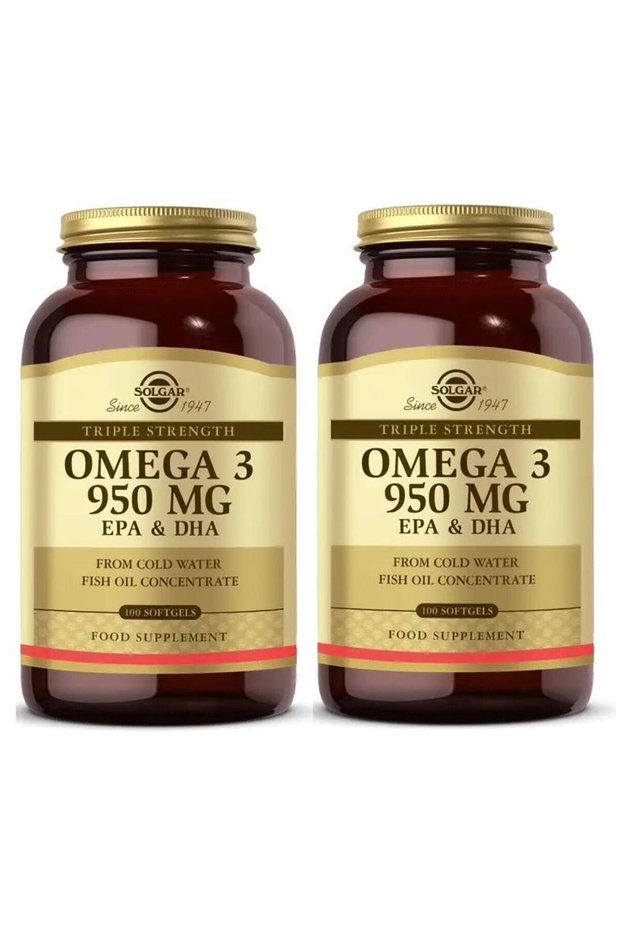 Omega-3 950 Mg 100 Capsules 2 Pieces