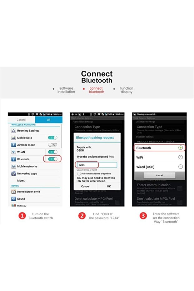 جهاز Elm327 Launchh OBD2 الاحترافي لفحص الأعطال وقراءة رموز الأعطال بتقنية البلوتوث لأجهزة الكمبيوتر التي تعمل بنظام Android، واجهة OBDII - 7