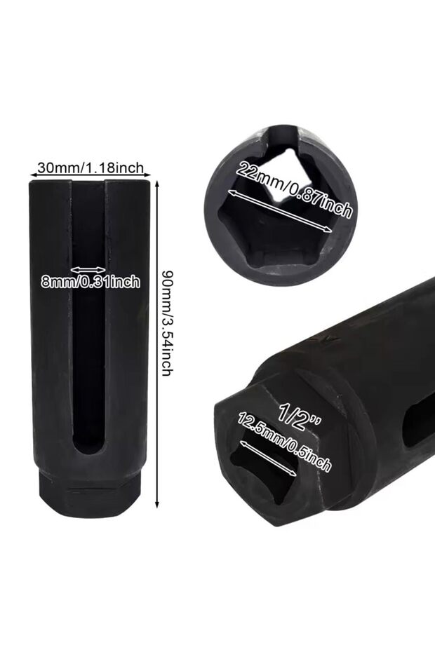 Oxygen Sensor Switch Socket Exhaust Sensor Socket Oxygen Sensor Bit Exhaust Sensor Bead Oxygen Senso - 2