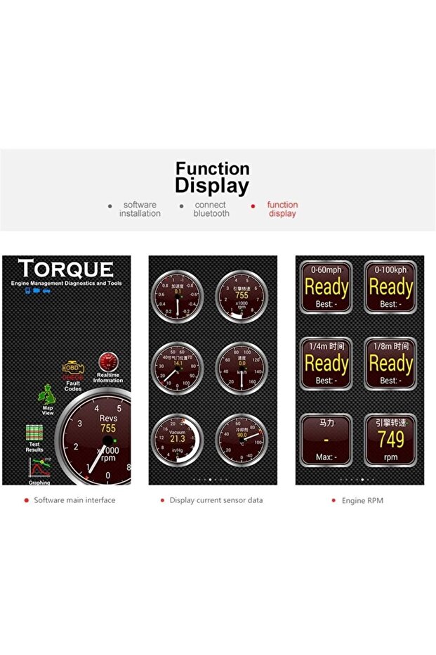 جهاز Elm327 Launchh OBD2 الاحترافي لفحص الأعطال وقراءة رموز الأعطال بتقنية البلوتوث لأجهزة الكمبيوتر التي تعمل بنظام Android، واجهة OBDII - 5