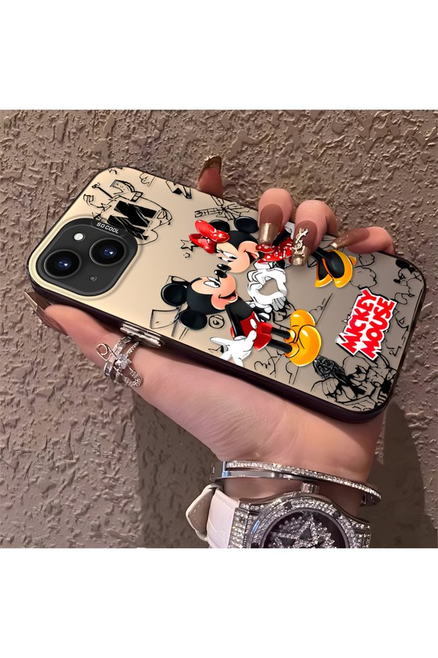 Funny Cartoon Character Case Compatible with iPhone 13/14, Long-Lasting High-Quality Silicone Case