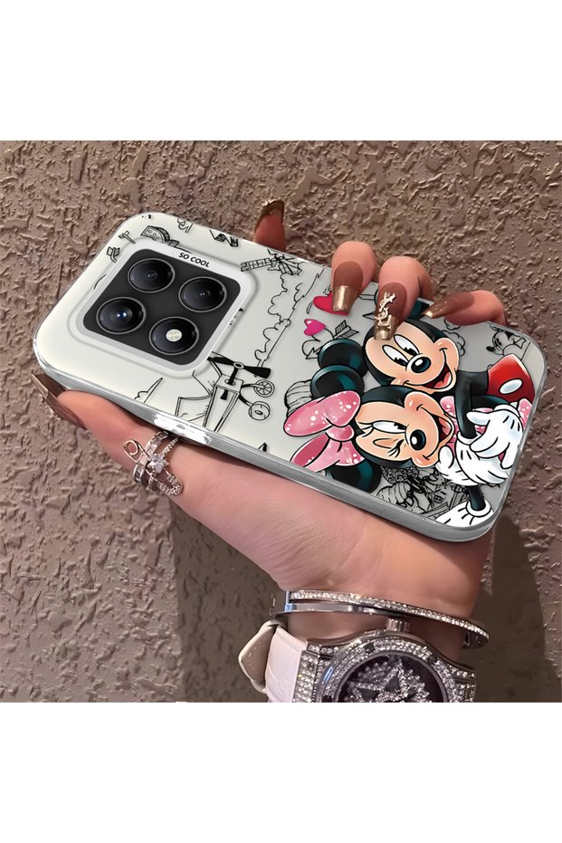 Redmi Note 14 Pro 4G/5G Compatible Comic Character Case, Long-Lasting High Quality Silicone Case