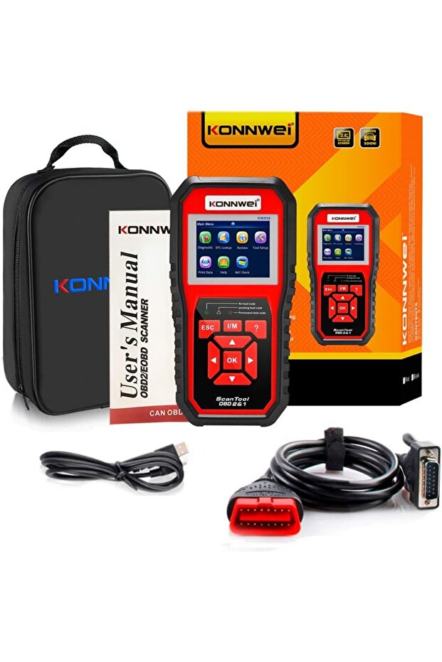 KONNWEI Professional OBD2 Scanner Code Reader OBD II Auto Diagnostic Code Scanner OBD EOBD Check Eng - 1
