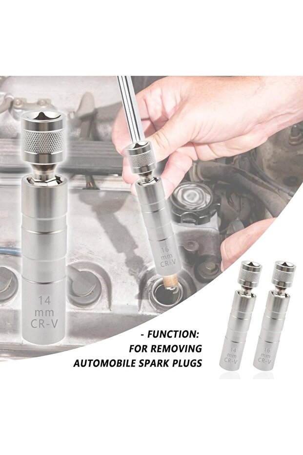مجموعة مفاتيح شمعات الإشعال، أدوات صيانة سيارات متعددة الوظائف، مجموعة مفاتيح شمعات إشعال متينة - 3