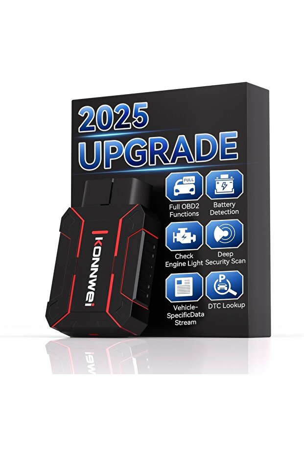 OBD2 Scanner Bluetooth, Full System Car Diagnostic Scanner Tool, Check Engine Code Reader, Voltage T - 1