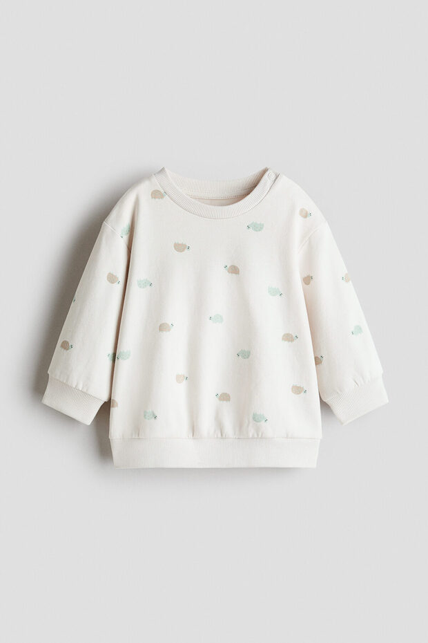 Pamuklu Sweatshirt - 1