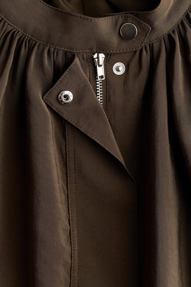 Balon Kollu Modal Ceket - 5