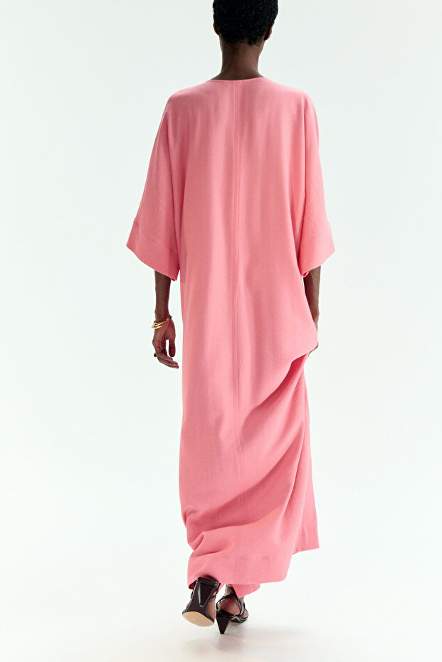 Maksi Kaftan Elbise - 4