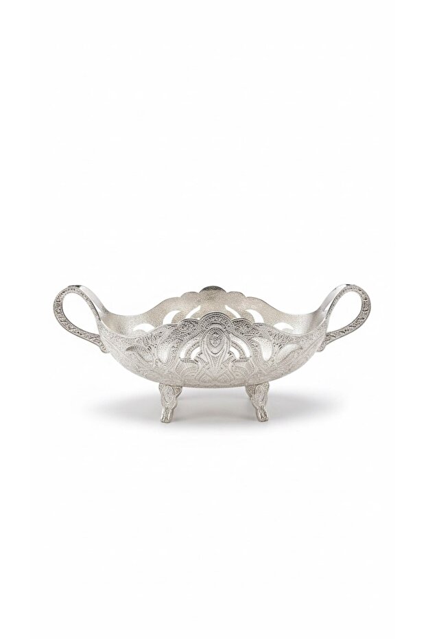 جندول مزخرف بالفضة ذو قاعدة مزخرفة - 3