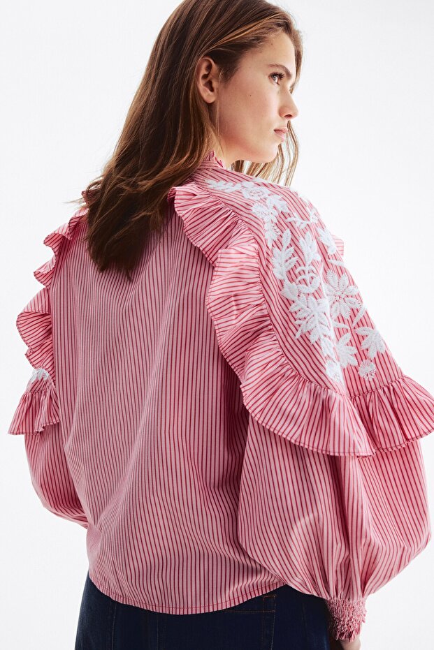 Fırfırlı Bluz - 4