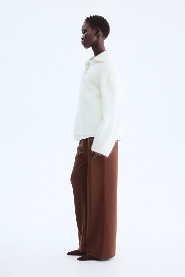 Önü Kat İzli Pull-on Pantolon - 6