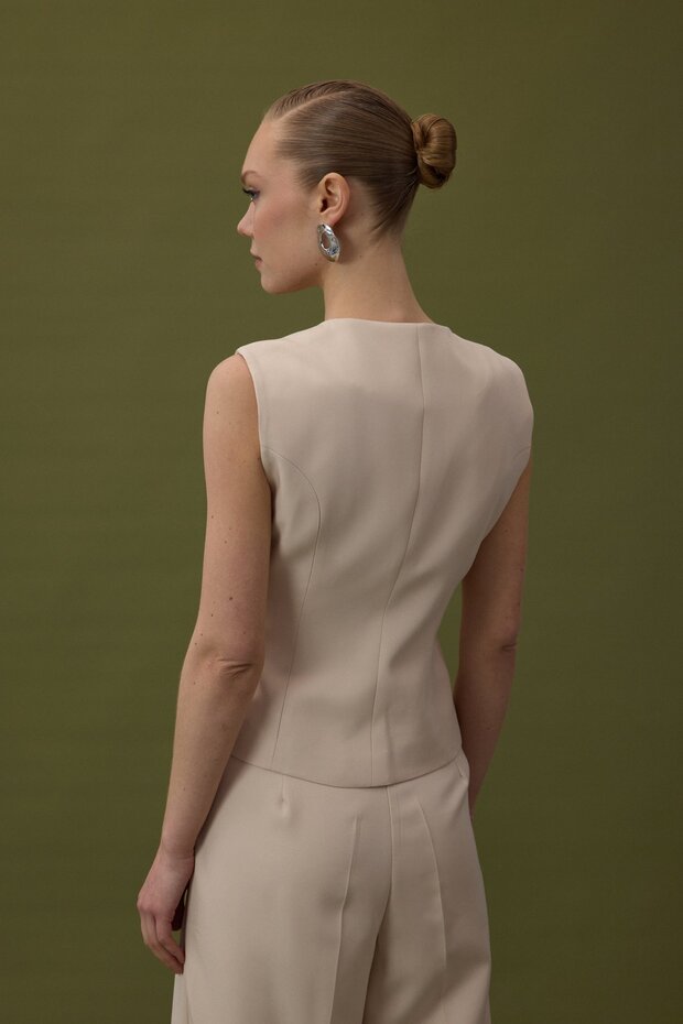 Sofia Yelek - Bej - 7