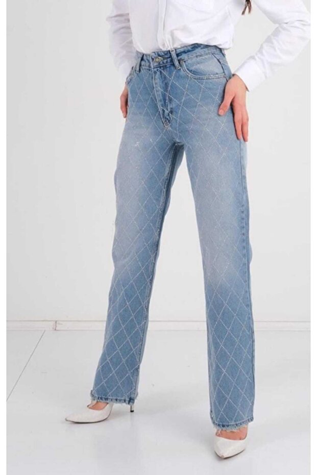 taşlı pantolon - 2