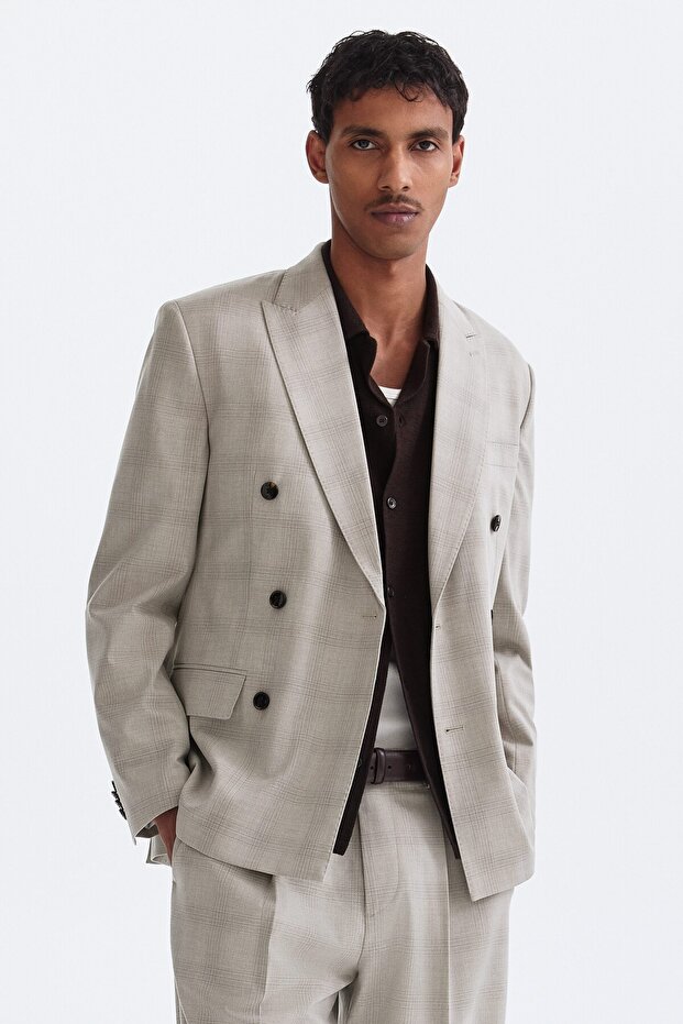 Kruvaze Ceket Regular Fit