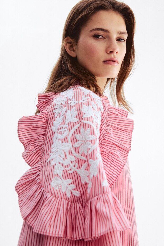 Fırfırlı Bluz - 5