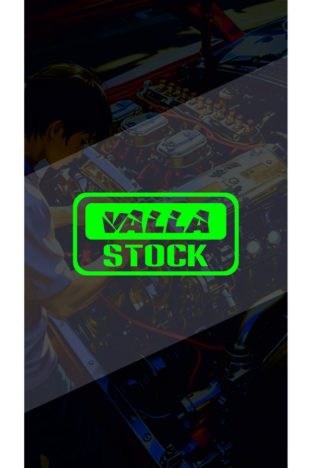 Valla Stok 15X7,5Cm Jdm Auto Car Motorcycle Helmet Windshield Sticker Hologram Optional Stoc