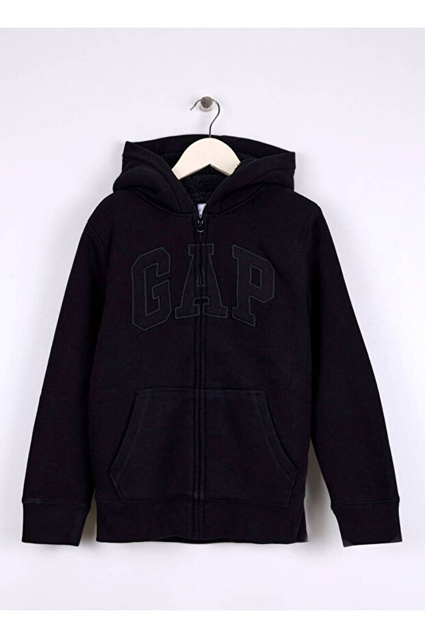 GAP Cozy Logo Full Zip Sweatshirt - 1