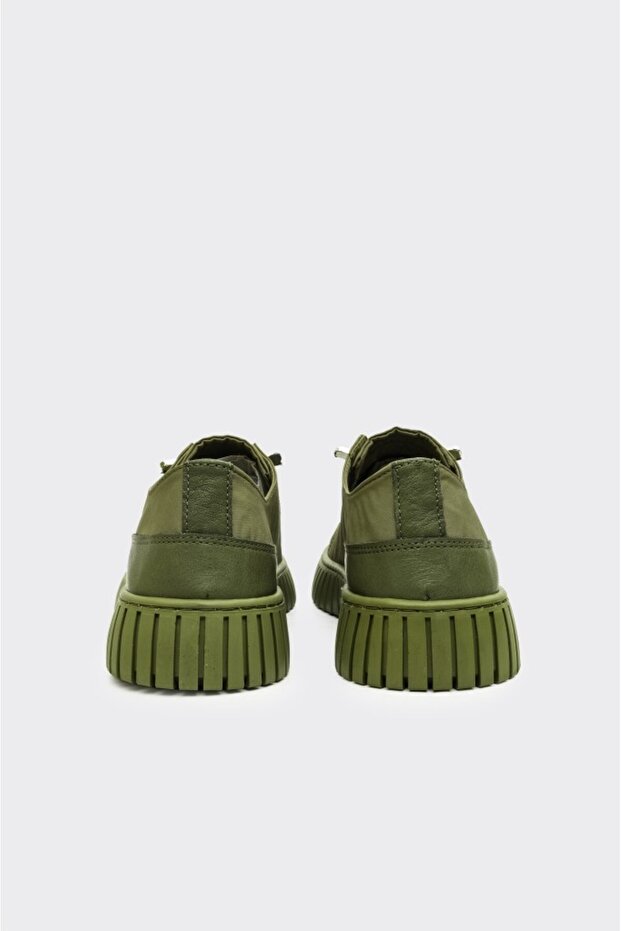 Lastik Bağcıklı Kadın Sneaker - 4