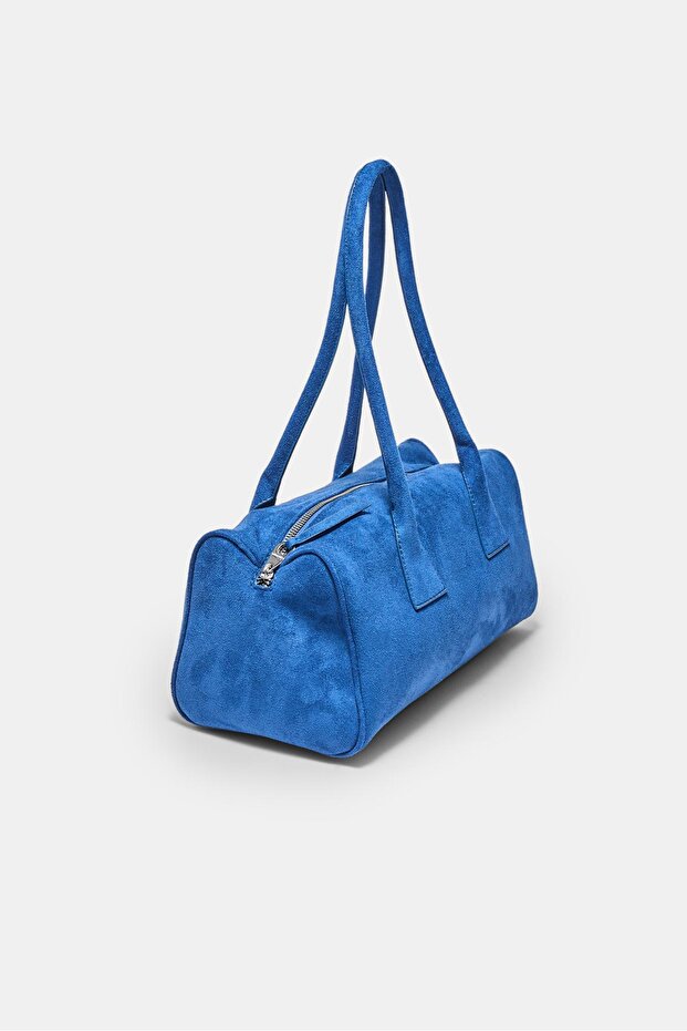 Suni süet bowling çanta - 3