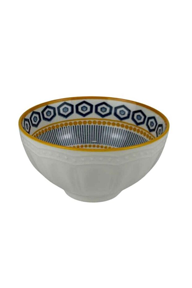 طقم تقديم سيراميك مزخرف - 6 قطع - 2