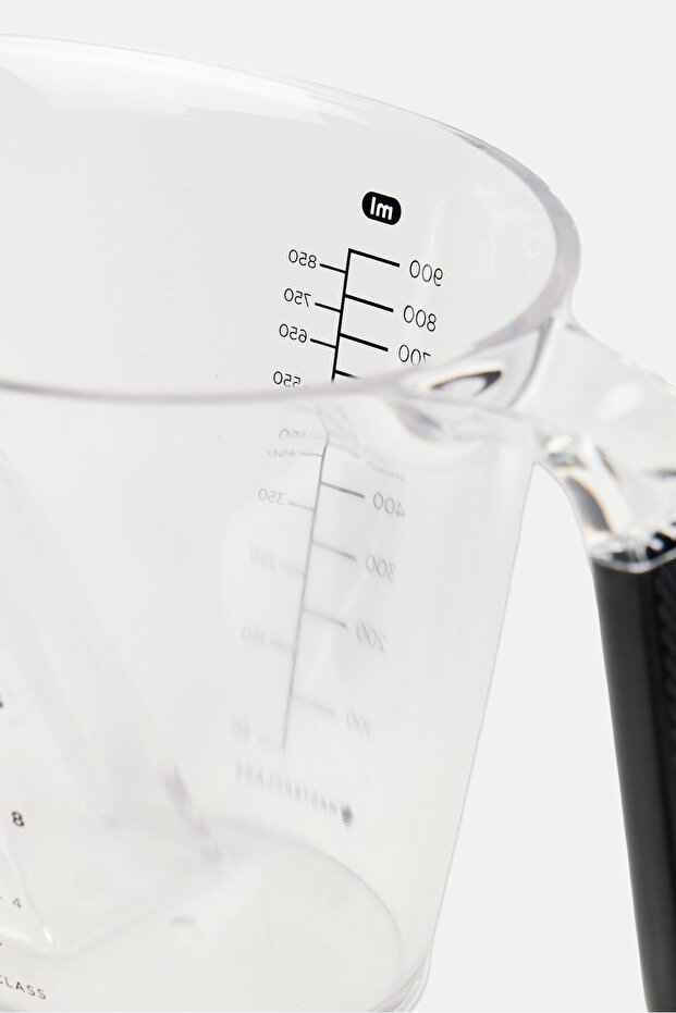 كوب قياس بزاوية، سعة 1 لتر، شفاف - 3
