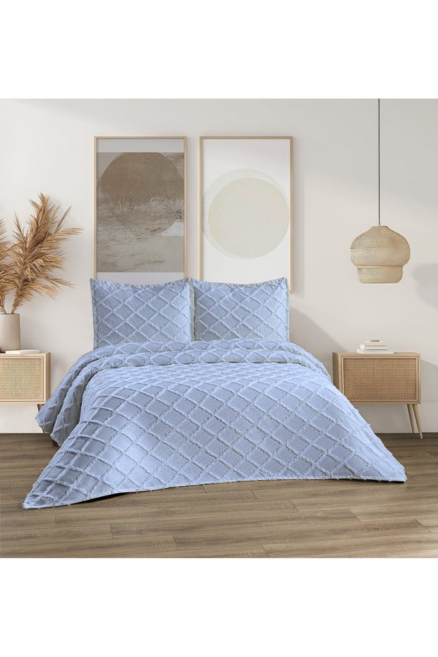 Nordic Eva 3 Piece Double Bedspread