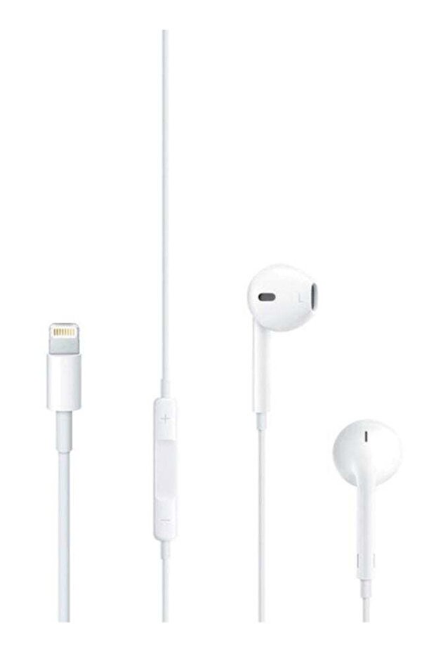 سماعات أذن سلكية لهاتف Apple iPhone باللون الأبيض