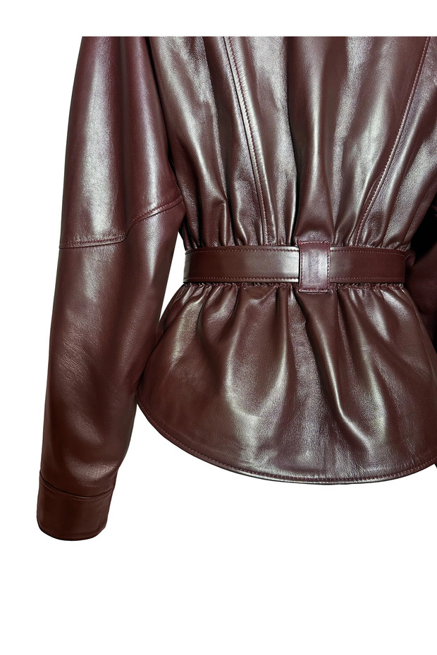 VELİA LEATHER JACKET - 3