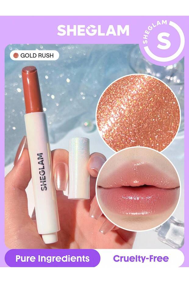 Pout-Perfect Shimmer Lip Plumper - Gold Rush