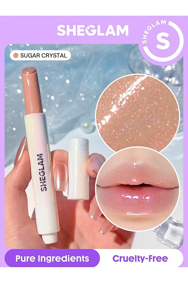 Pout-Perfect Shimmer Lip Plumper - Sugar Crystal