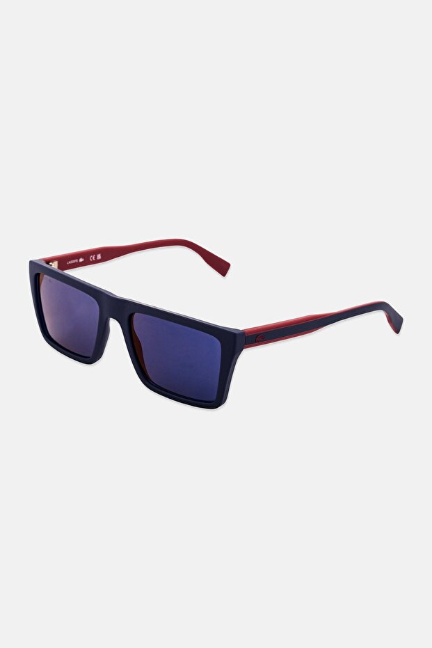 Men L6009S Rectangular Sunglasses, Navy - 3