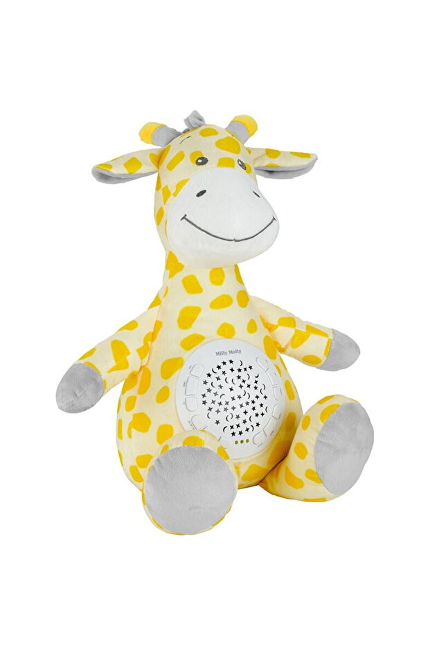 Giraffe Plush Sleeper with Projector - 1
