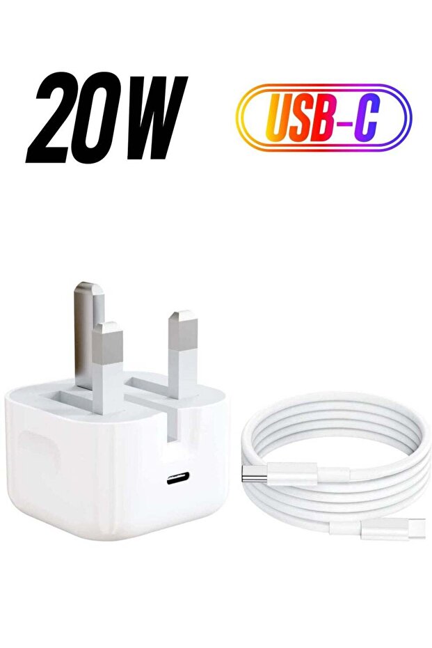 Apple 20W Usb-C Power Adapter Iphone 13 SERIES - Ipad Pro White