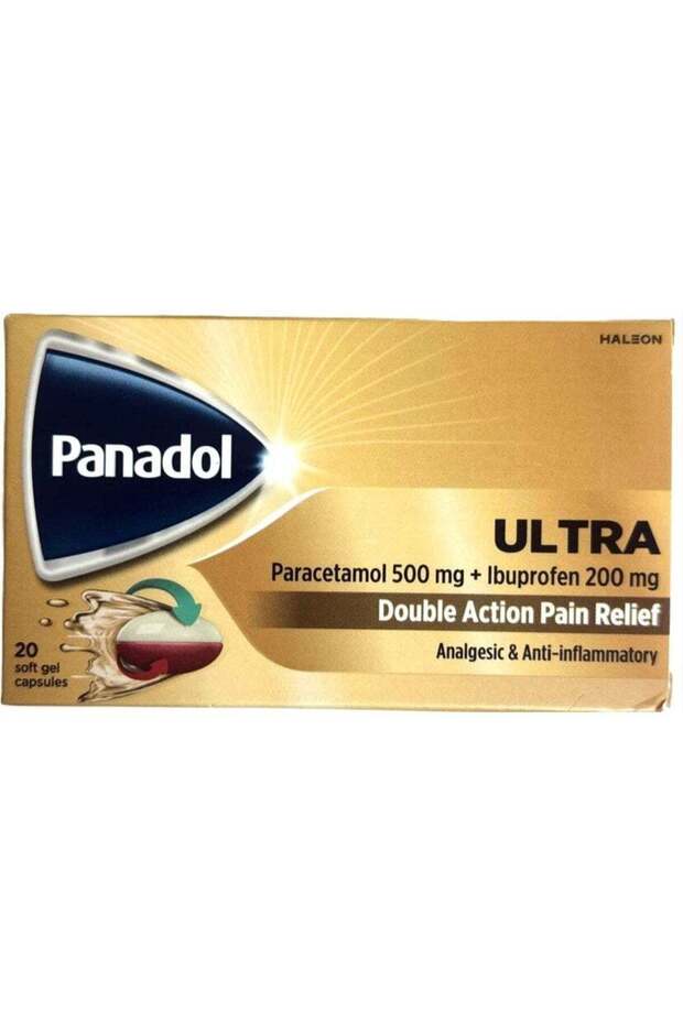 ULTRA Double Action Pain Relief 20 Softgel Capsules