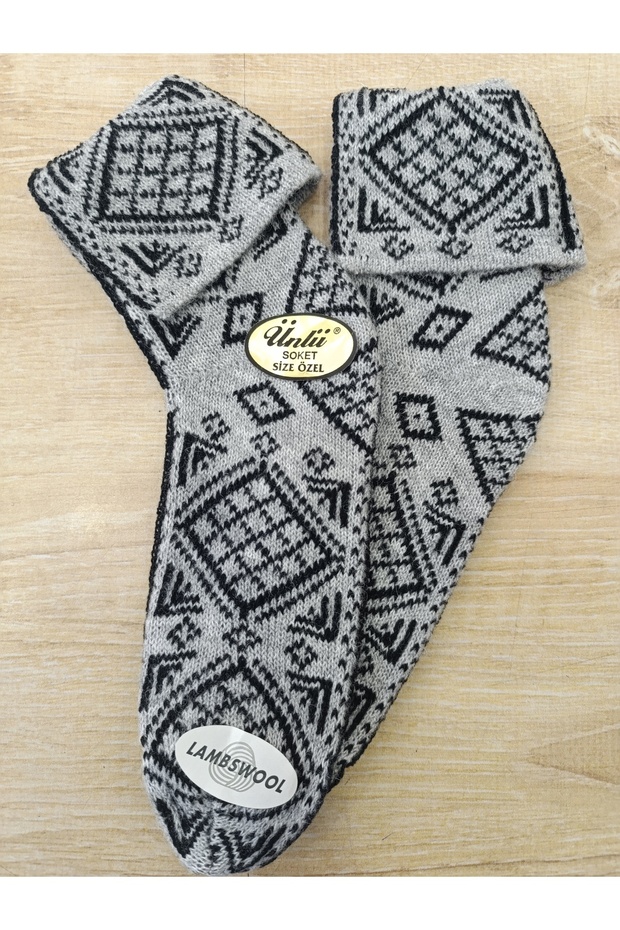 Women's Socks Rug Pattern Wool Knitting Size 36-40