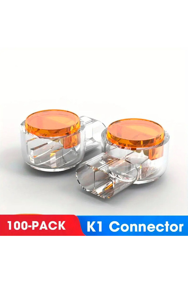 K1-100Pcs 100Pcs Connector Crimping Connection Terminal K1 K3 Connector Wiring Ethernet Cable Telep