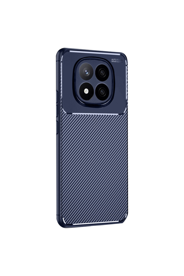 حافظة بوكو M8 برو من السيليكون بنمط الكربون الأسود - 1