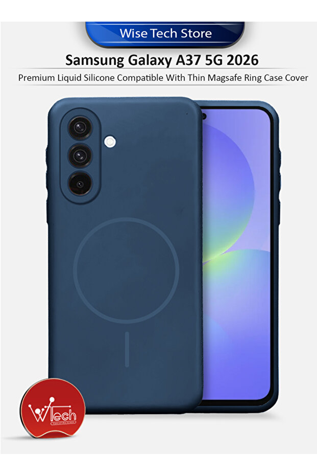 Samsung Galaxy A37 5G 2026 Premium Liquid Silicone Compatible With Thin Magsafe Ring Case Cover