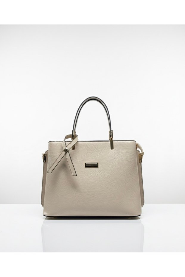 Leather Scarf Detailed Women's Hand and Shoulder Bag Vision
