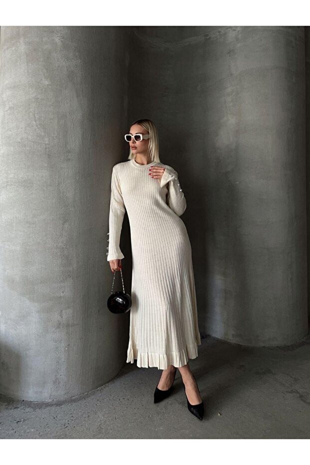 Rochie lungă tricotată - 2