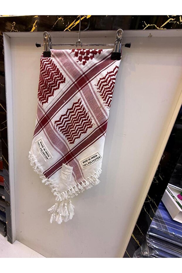 Keffiyeh Scarf | Traditional Pattern Lightweight Unisex Head & Neck Wrap