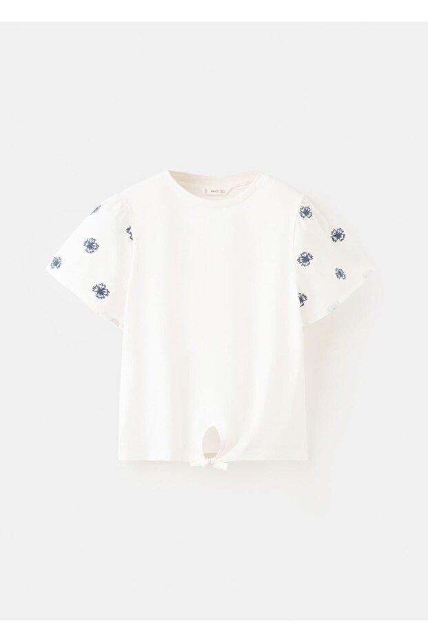 İşlemeli pamuklu gömlek - 2