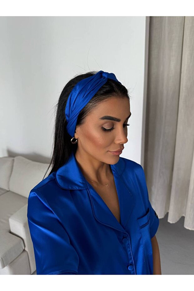 Saten şortlu takım - 4