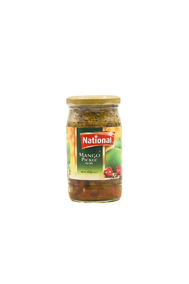 Traditional Spicy Sun-Ripened Green Mango Pickle in Oil (320g)